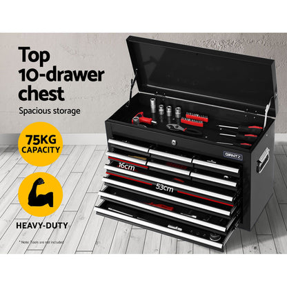 Giantz 16 Drawer Tool Box Cabinet Chest Trolley Toolbox Garage Storage Box