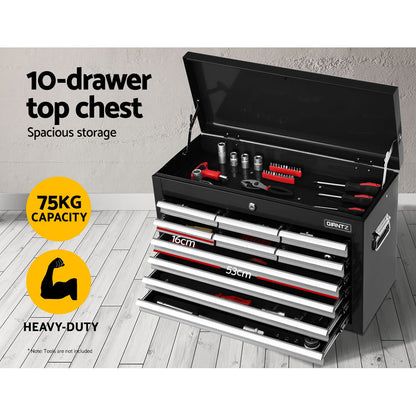 Giantz 17 Drawer Tool Box Cabinet Chest Trolley Toolbox Garage Storage Box Grey