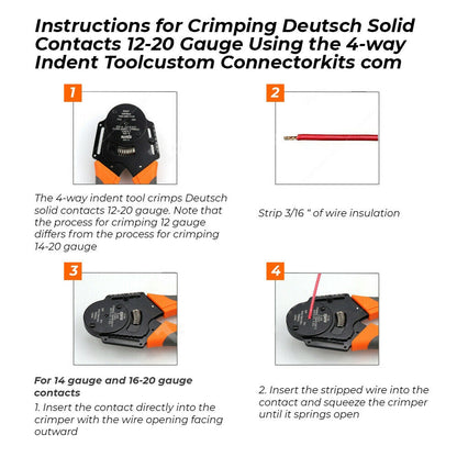 600PCS Deutsch DT Connector Plug Kit With Genuine Deutsch Crimp Tool Auto Marine