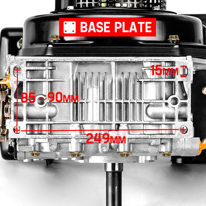 Baumr-AG 7HP DIESEL Stationary Engine 4 Stroke OHV Horizontal Shaft Motor