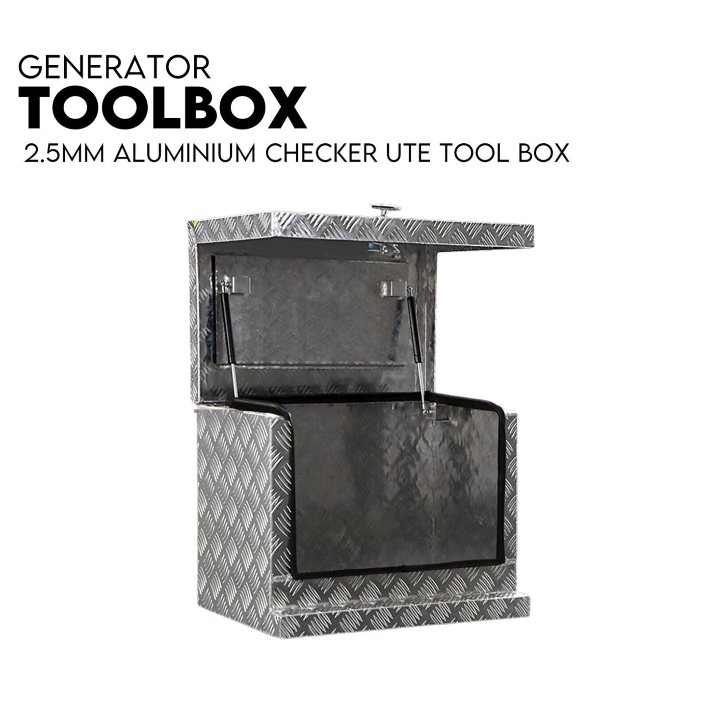 Aluminium Toolbox Ute Tool box Generator Trailer Truck Canopy 620x400x500