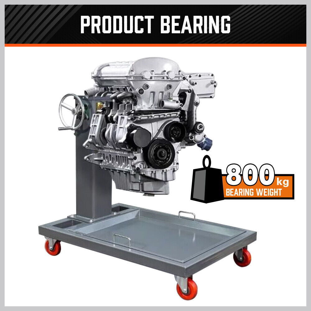 800kg Folding Engine Stand 1763lb Heavy Duty Workshop Auto Crane Hoist Motor