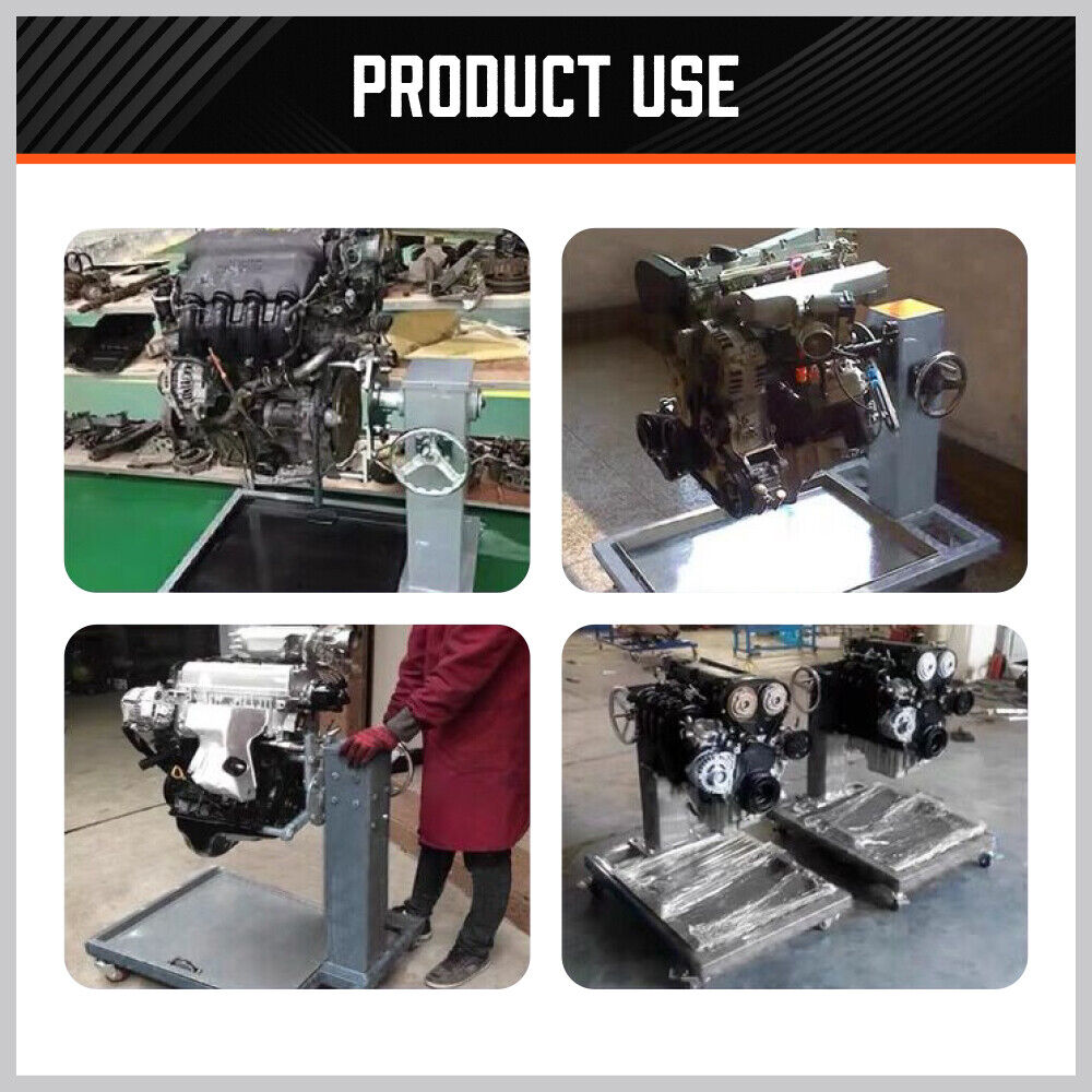 800kg Folding Engine Stand 1763lb Heavy Duty Workshop Auto Crane Hoist Motor