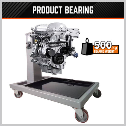 500kg Folding Engine Stand 1100lb Heavy Duty Workshop Auto Crane Hoist Motor